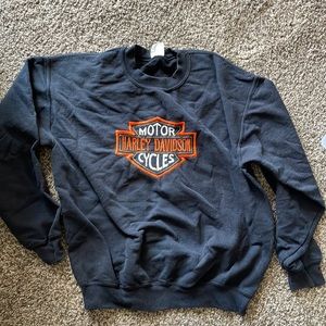 Harley Davison black sweat shirt size Medium